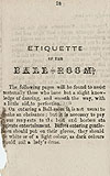 Page 1 of 4,  Etiqette of the Ballroom, The Ball-Room Guide