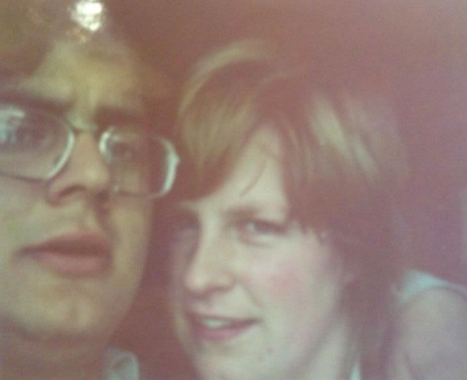 Brian and Liz in 1974