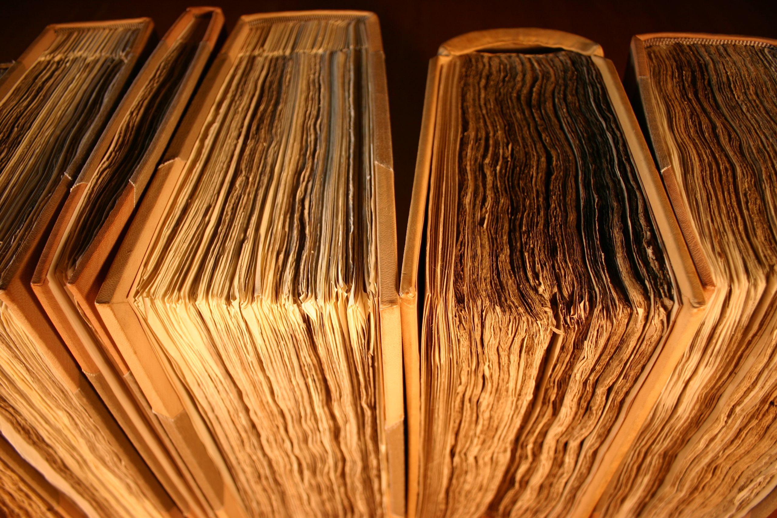 An aerial view of the tops of the registers