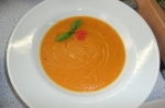 Butternut squash soup with chilli