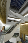 The atrium stairs